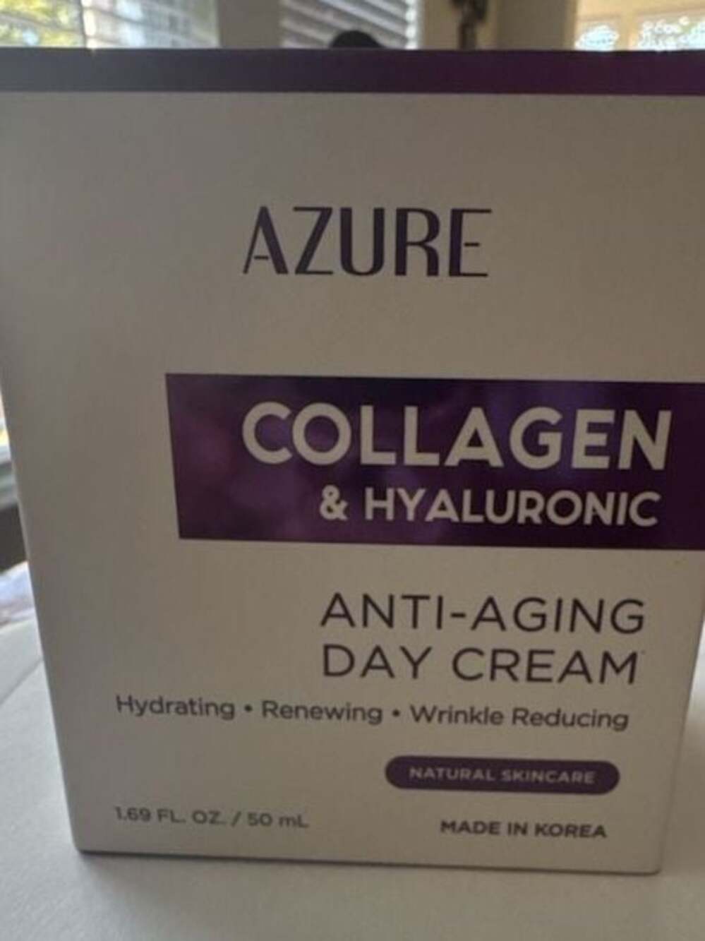 AZURE Collagen & Hyaluronic Anti-Aging Day Cream 1.69 fl. oz.